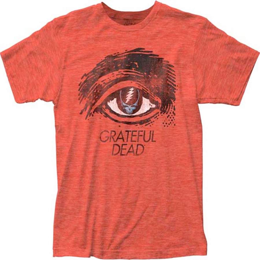 Grateful Dead – Grateful Eye – Heather Red t-shirt