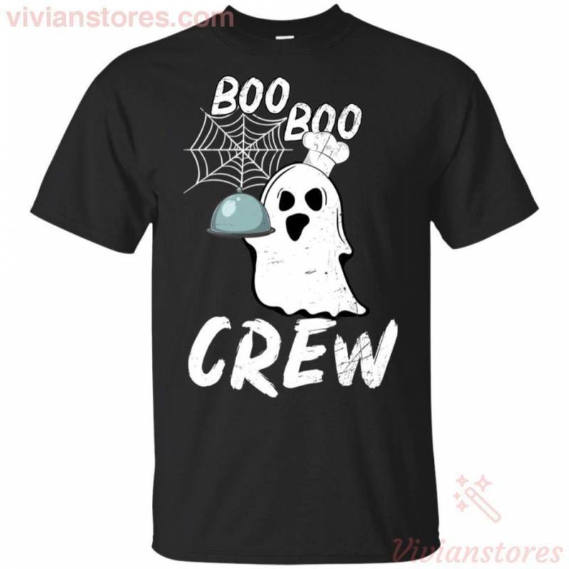 Cook Ghost Boo Boo Crew T-Shirt Halloween Costume PT08