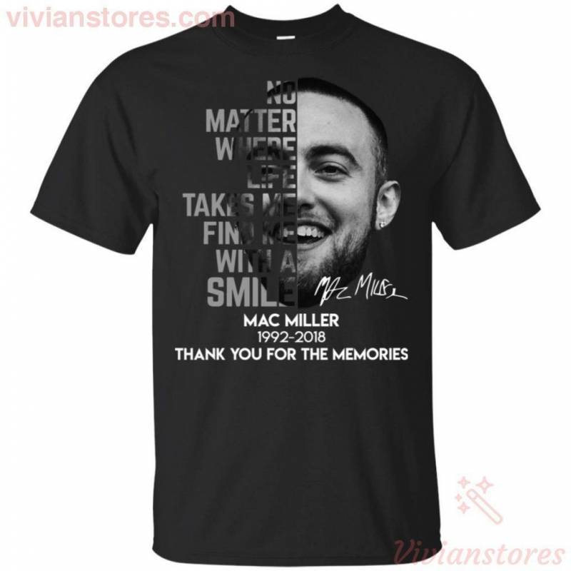 Mac Miller Thank You For The Memories Perfect T-Shirt Gift For Fans HA07