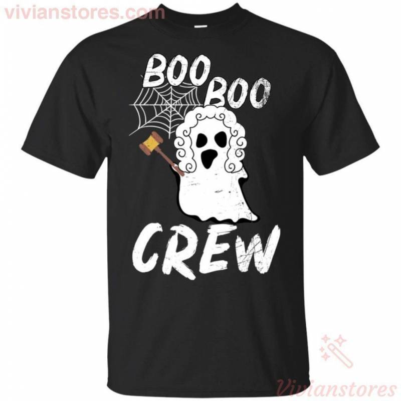 Lawyer Ghost Boo Boo Crew T-Shirt Halloween Costume PT08