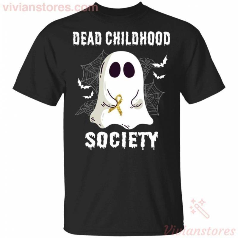 Dead Childhood Society Boo Ghost Halloween T-shirt Funny Gift VA09