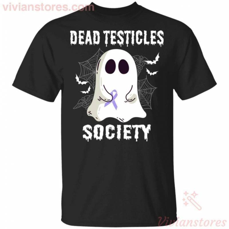 Dead Testicles Society Boo Ghost Halloween T-shirt Funny Gift VA09