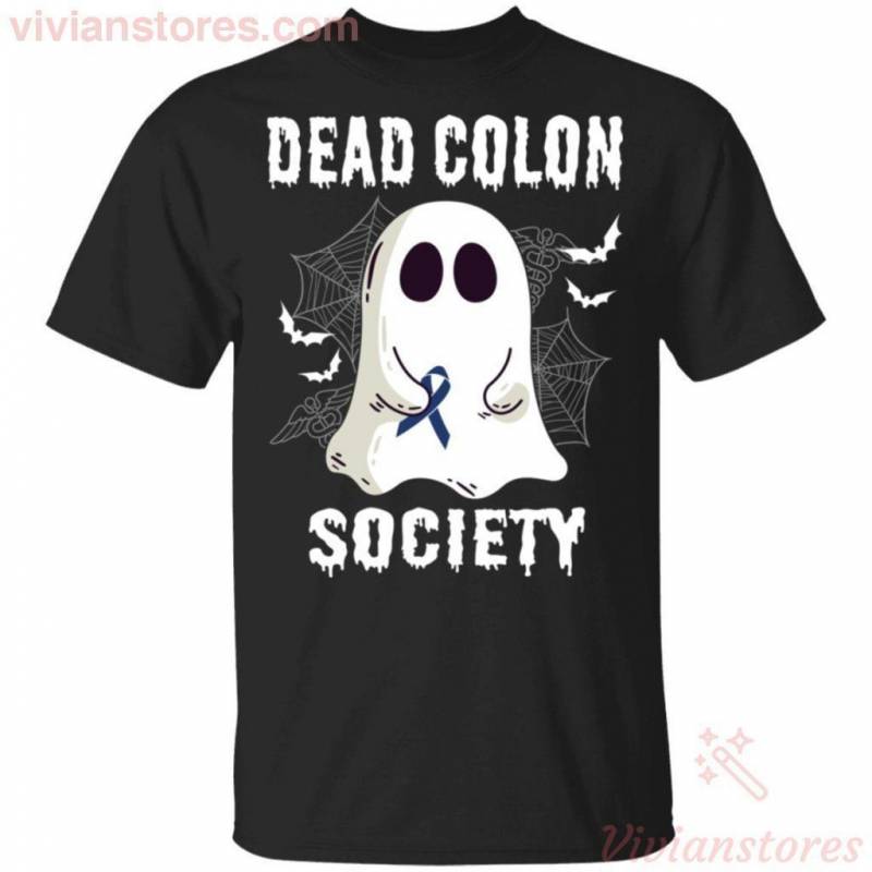 Dead Colon Society Boo Ghost Halloween T-shirt Funny Gift VA09