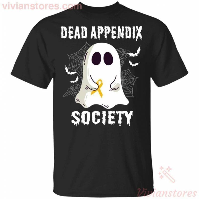 Dead Appendix Society Boo Ghost Halloween T-shirt Funny Gift VA09