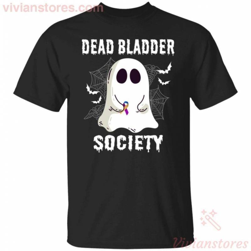 Dead Bladder Society Boo Ghost Halloween T-shirt Funny Gift VA09