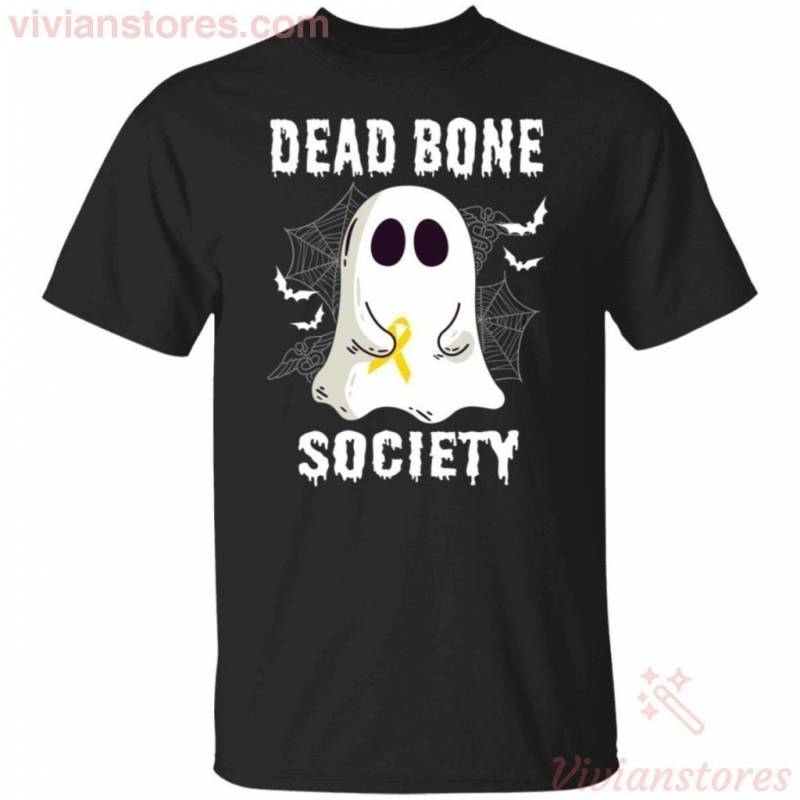 Dead Bone Society Boo Ghost Halloween T-shirt Funny Gift VA09