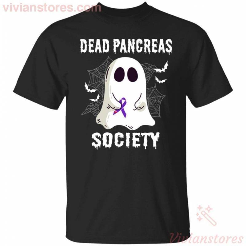 Dead Pancreas Society Boo Ghost Halloween T-shirt Funny Gift VA09