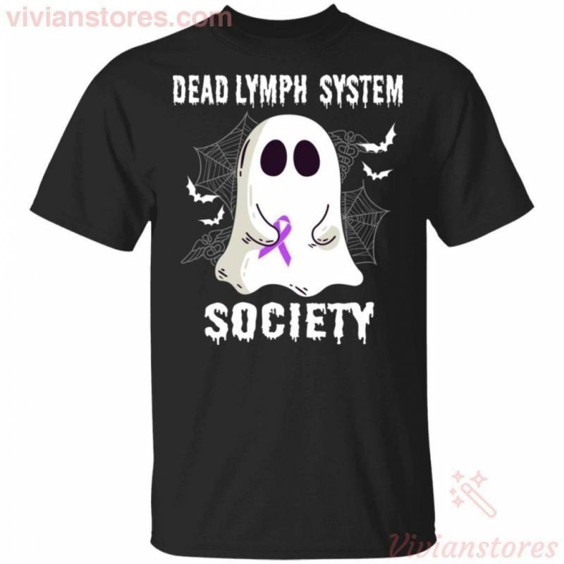 Dead Lymph System Society Boo Ghost Halloween T-shirt Funny Gift VA09