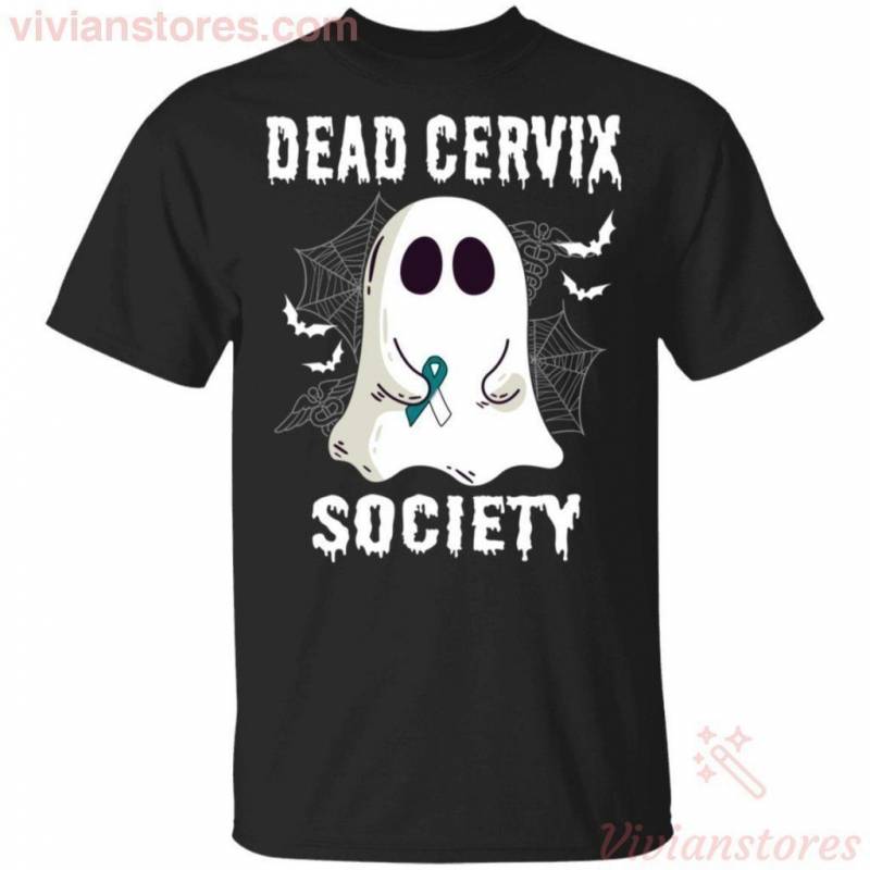 Dead Cervix Society Boo Ghost Halloween T-shirt Funny Gift VA09