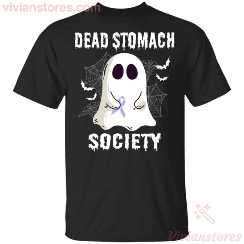 Dead Stomach Society Boo Ghost Halloween T-shirt Funny Gift VA09