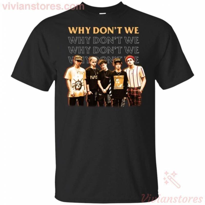 Five Members Why Don’t We Pop Boy Band Inspired T-Shirt Gift HA07