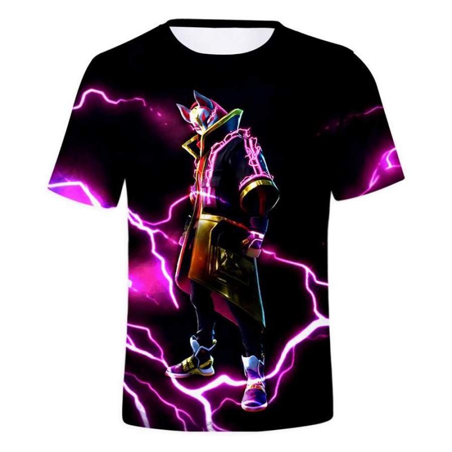 Fortnite Short Sleeve Tshirts Drift Print T shirt