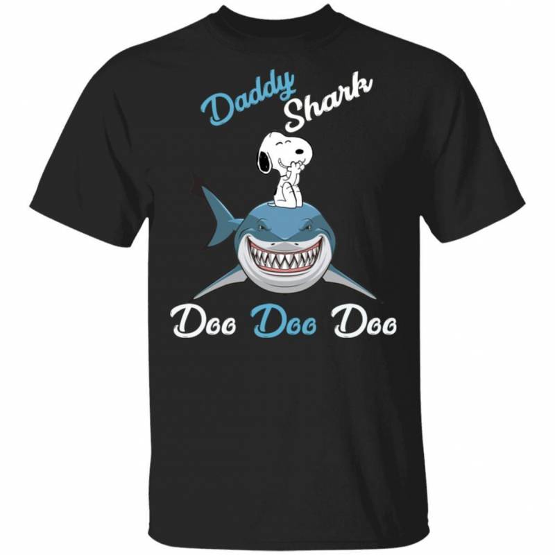 Daddy Shark Doo Doo Doo T-shirt Snoopy Tee MT02