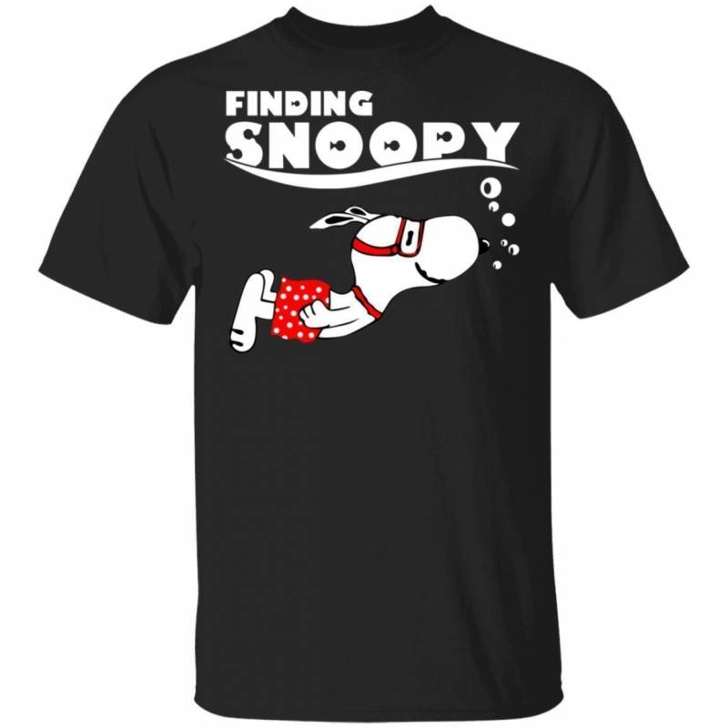 Finding Snoopy T-shirt Snoopy In Finding Nemo Style Tee MT12