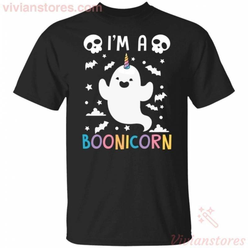 I’m A Boonicorn Cute Unicorn Ghost T-shirt Halloween Costume PT09