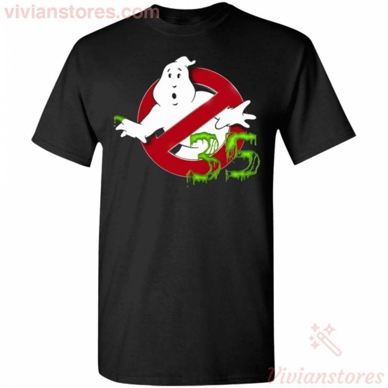 Ghostbusters 35 Years Anniversary T-shirt Cool Gift For Halloween HA07