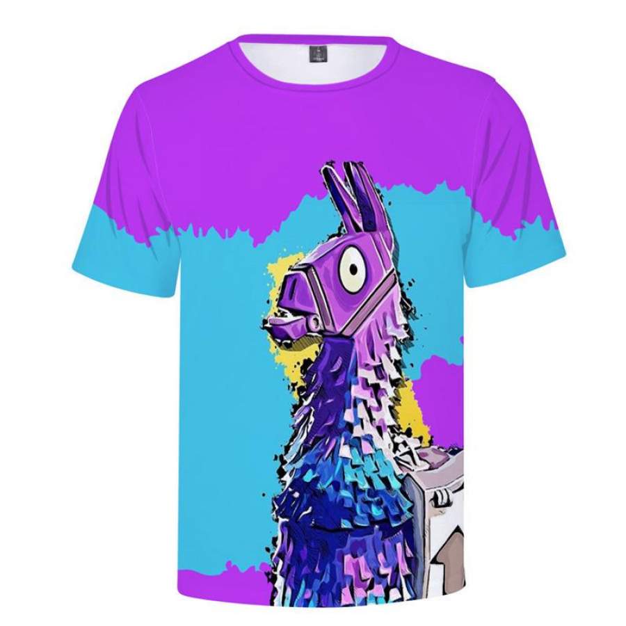 Fortnite Short Sleeve Tees Loot Llamas Printe T Shirt