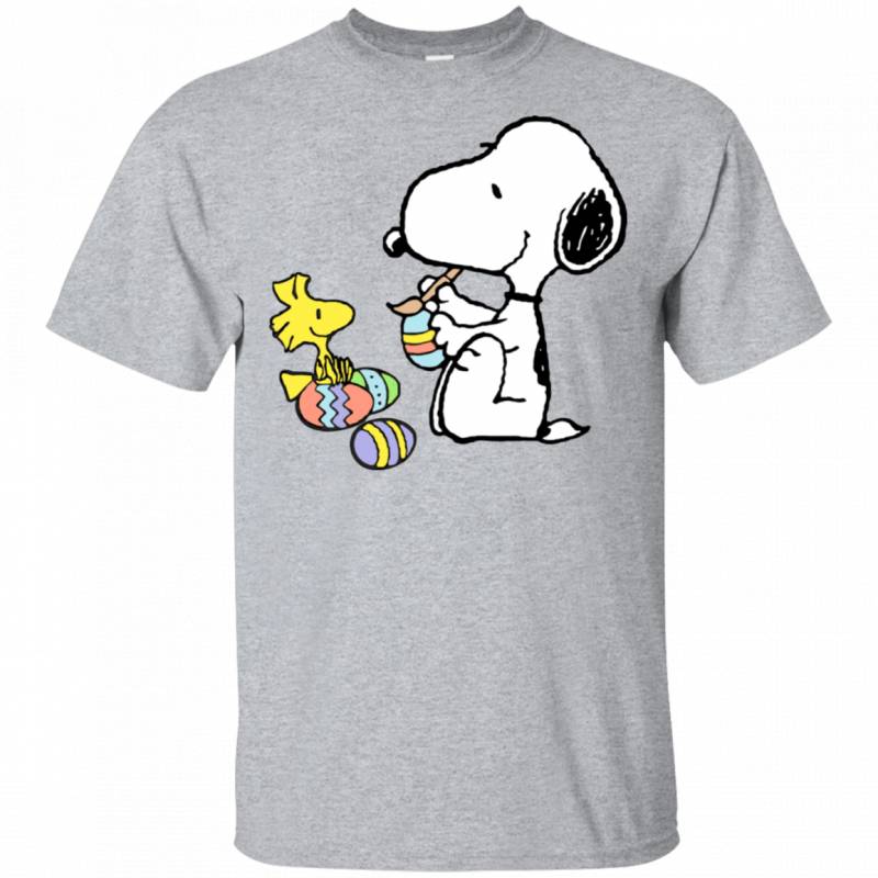 Cute Peanuts Snoopy East Egg T-Shirt For Easter’s Day VA04