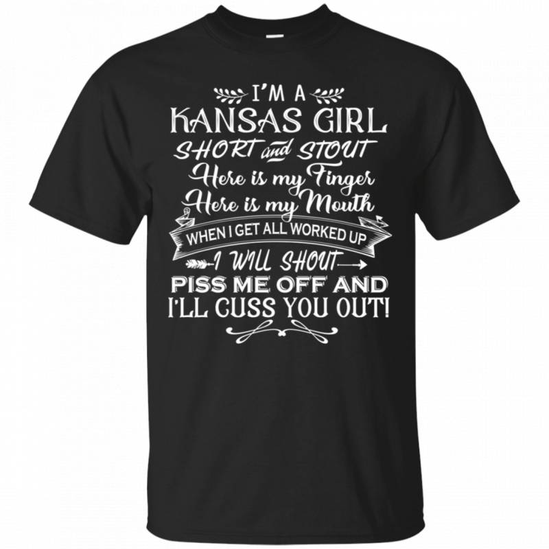 I’m A Kansas Girl Short And Stout T-Shirt