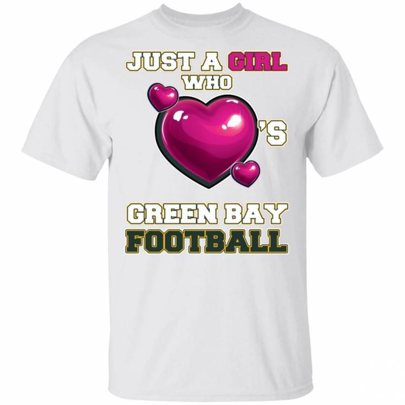 Just A Girl Who Heart’s Green Bay Football T-shirt MT12