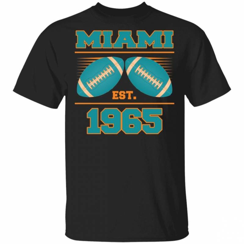 Miami Football Est 1965 T-shirt For Fans TT12