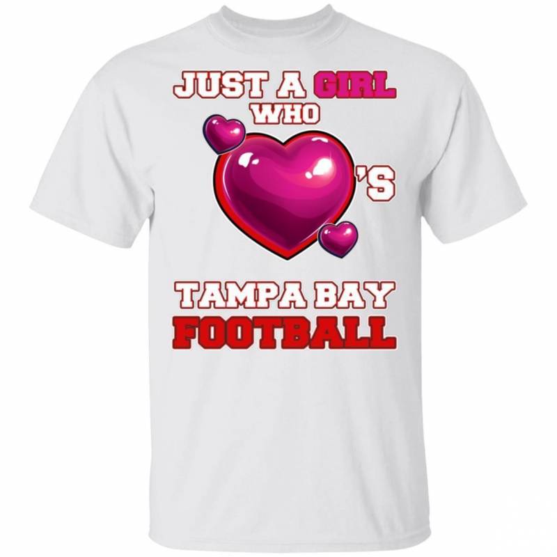 Just A Girl Who Heart’s Tampa Bay Football T-shirt MT12