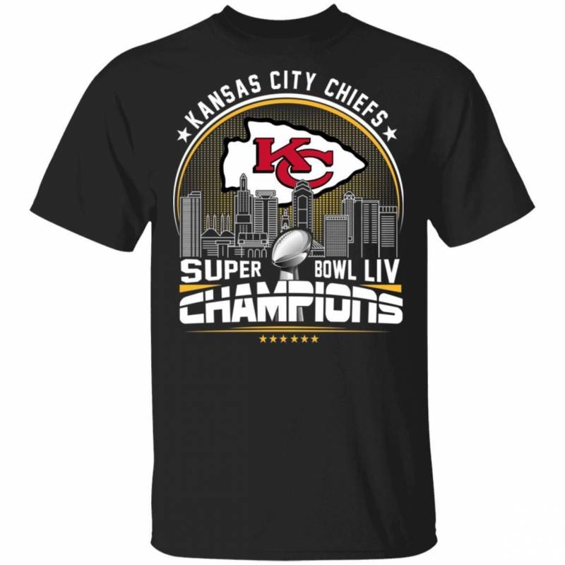 Kansas City Chiefs T-Shirt Super Bowl LIV Champs Tee VA02