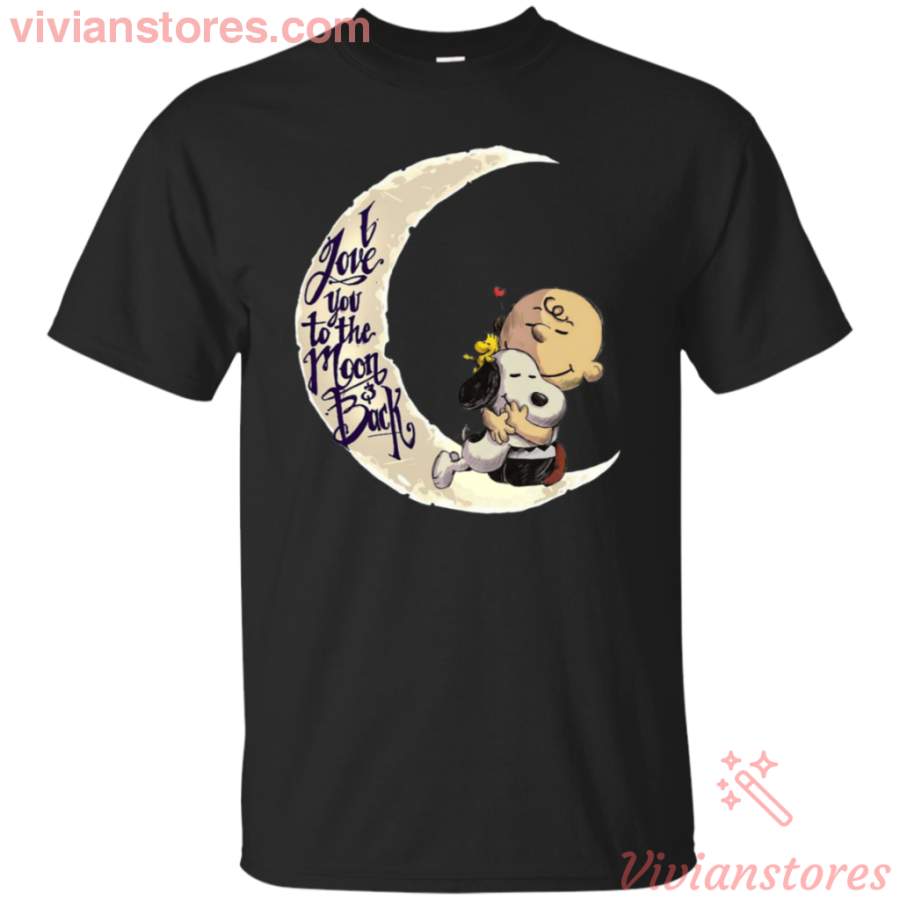 I Love You To The Moon And Back Snoopy & Charlie Brown T-shirt