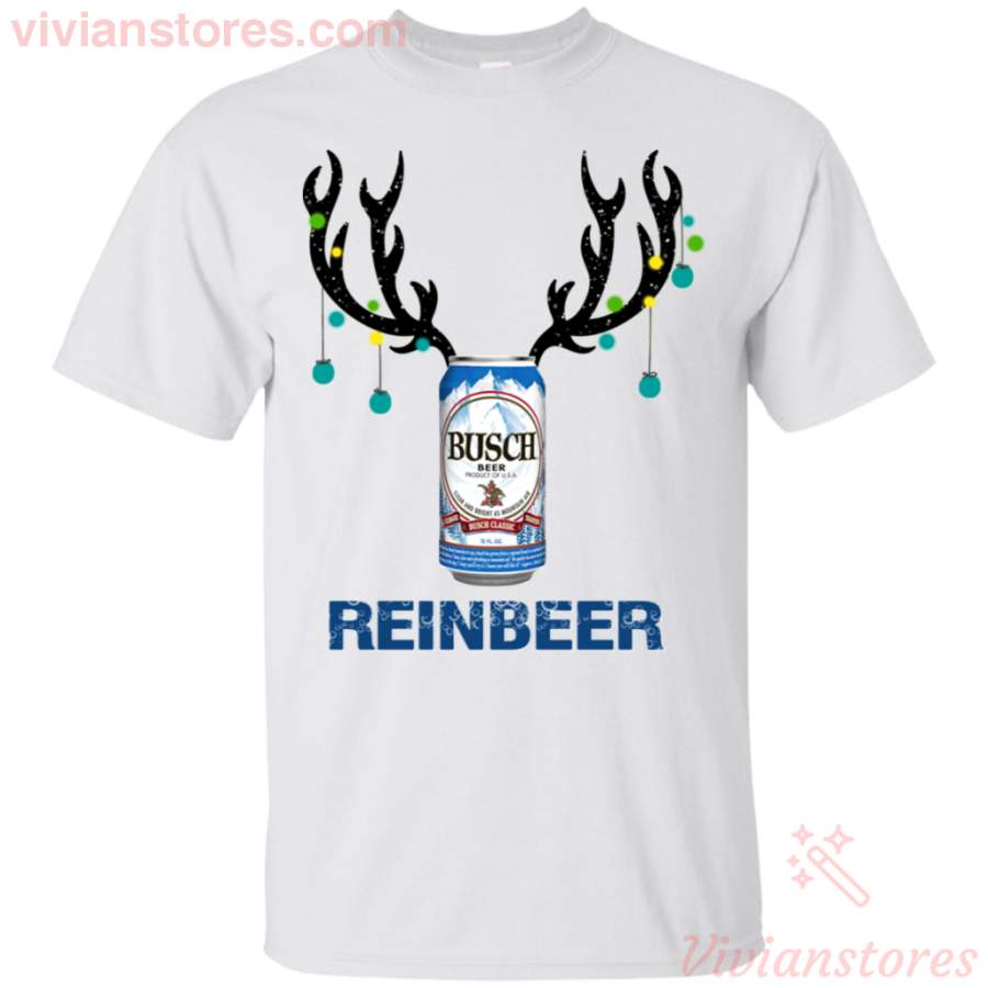 Busch Reinbeer Funny Beer Reindeer Christmas T-Shirt