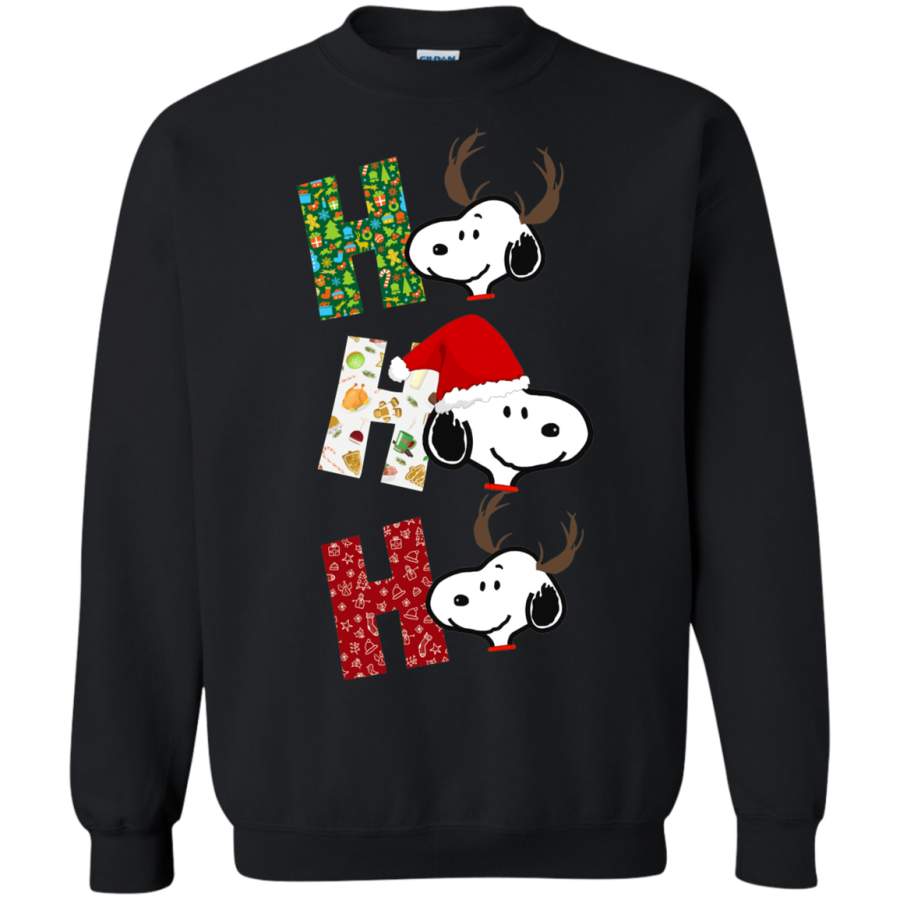 Funny Snoopy HO HO HO Merry Christmas Sweatshirt