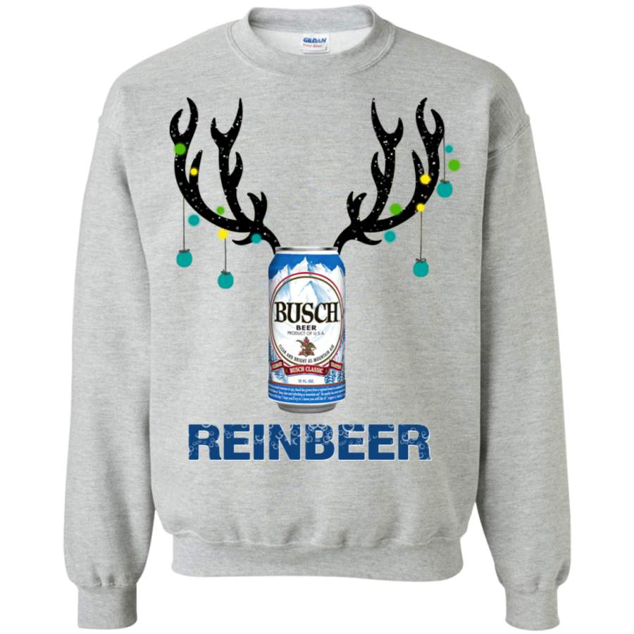 Busch Reinbeer Funny Beer Reindeer Christmas Sweatshirt