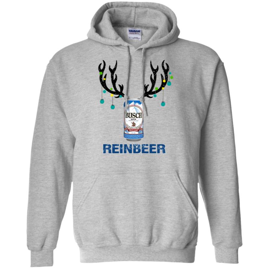 Busch Reinbeer Funny Beer Reindeer Christmas Hoodie For Beer Lover