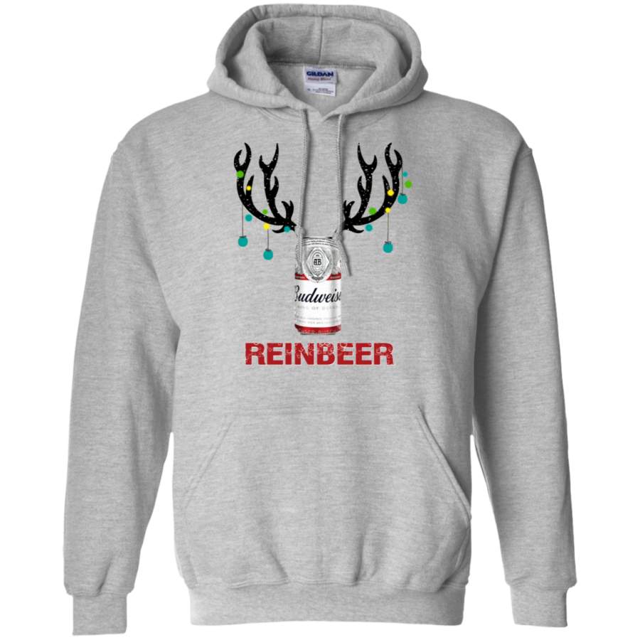 Budweiser Reinbeer Funny Beer Reindeer Christmas Hoodie