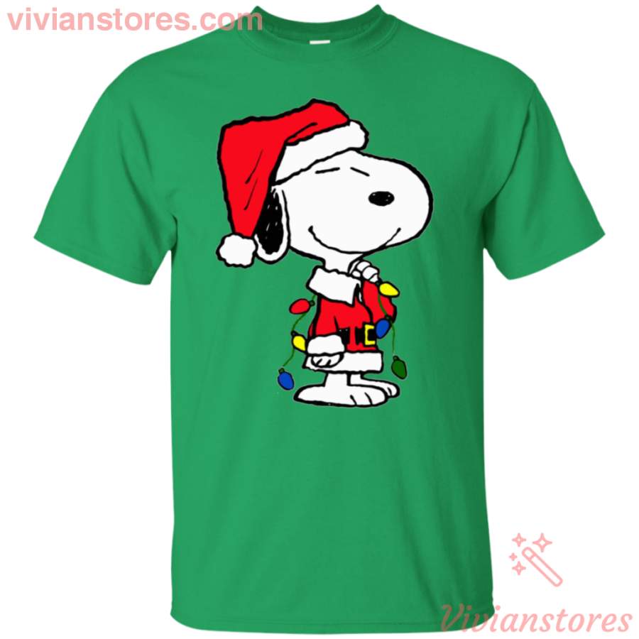 Merry Christmas Snoopy Santa Clause T-shirt