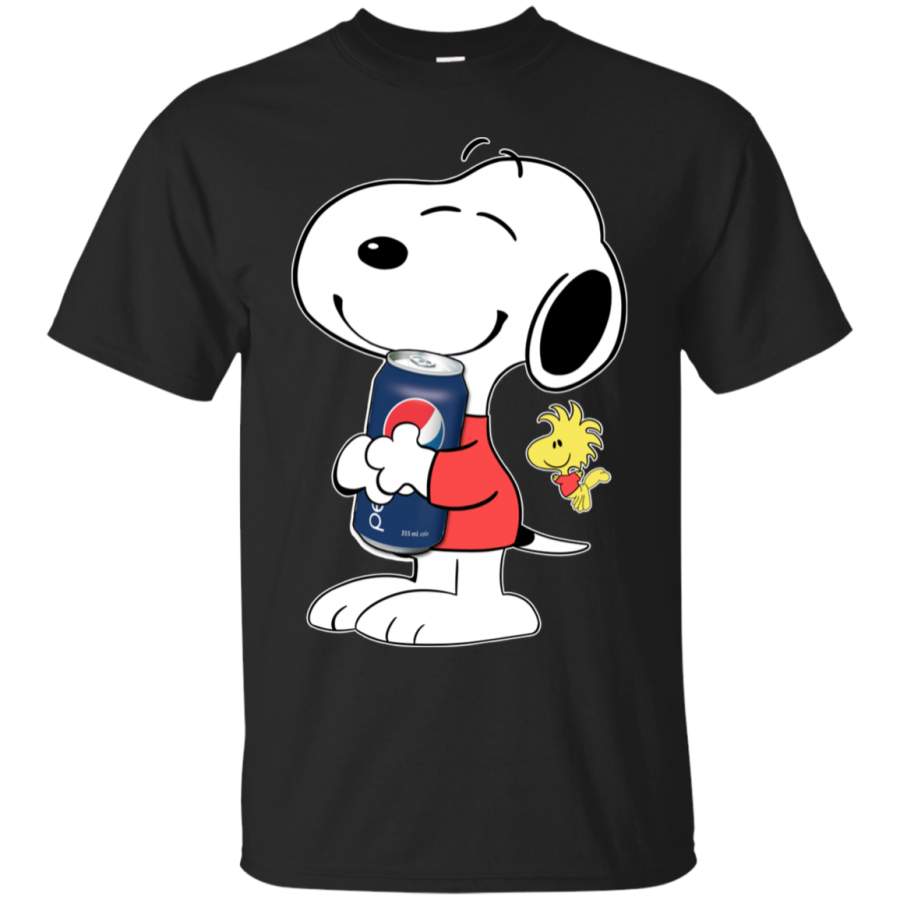 Cute Snoopy Hug Pepsi Can Funny Drinking Shirt KA01