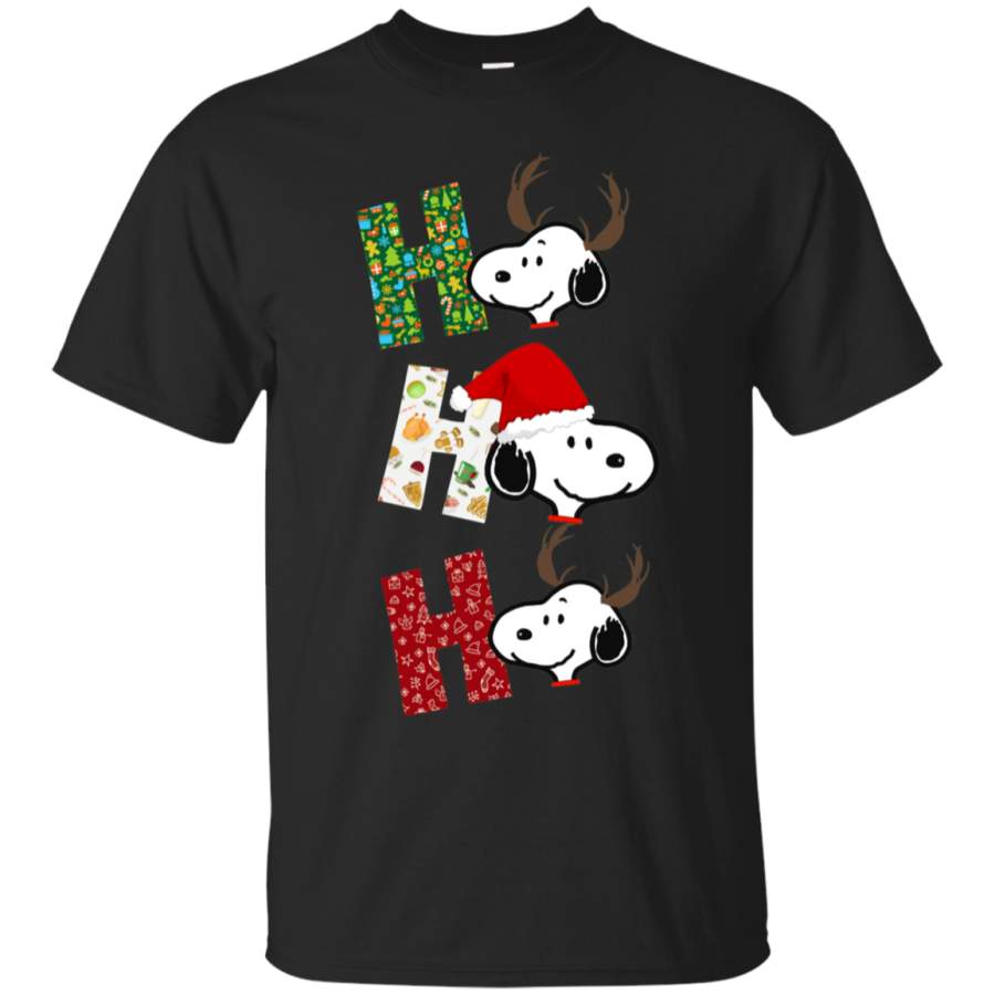 Funny Snoopy HO HO HO Merry Christmas T-Shirt