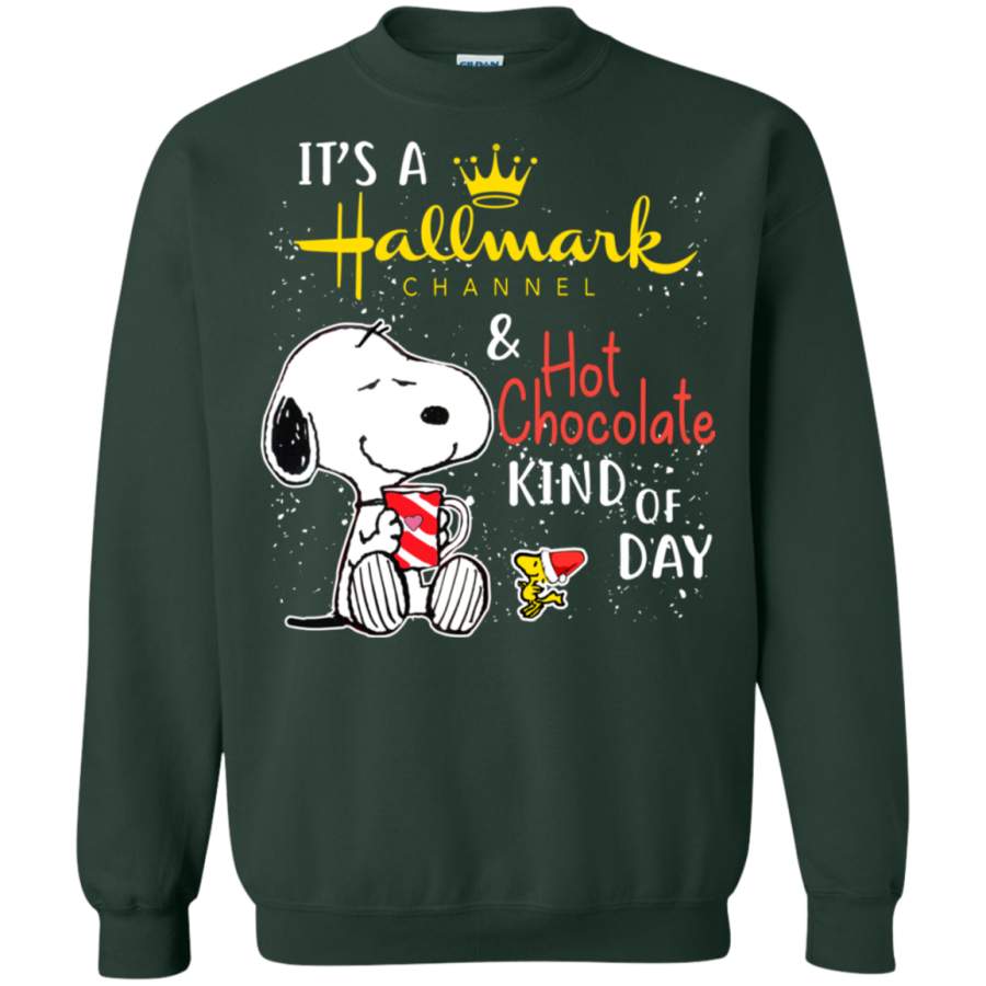 It’s a Hallmark and hot chocolate kind of day Snoopy Sweatshirt