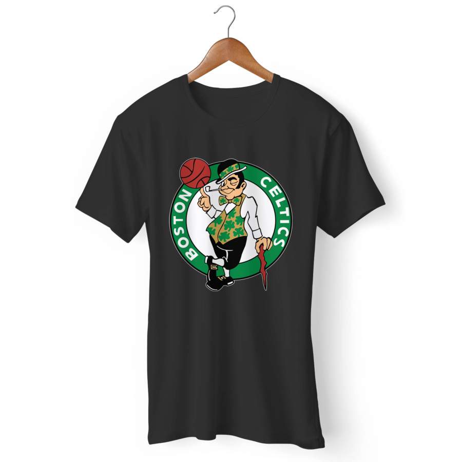 Boston Celtics Logo Mascot Man’s T-Shirt