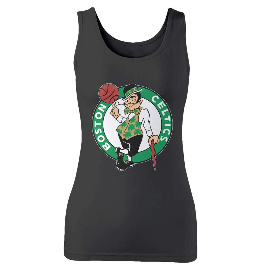 Boston Celtics Logo Mascot Woman’s Tank Top