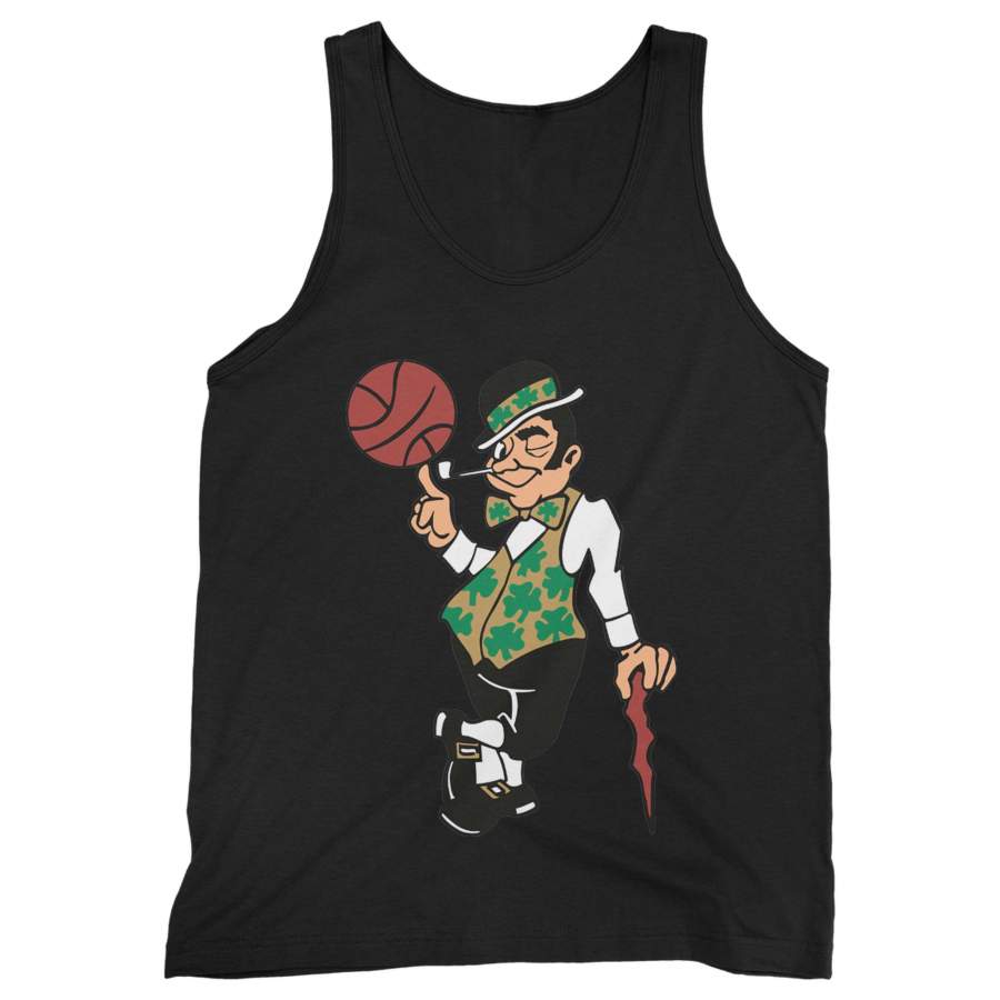 Boston Celtics Logo Mascot Ball Man’s Tank Top