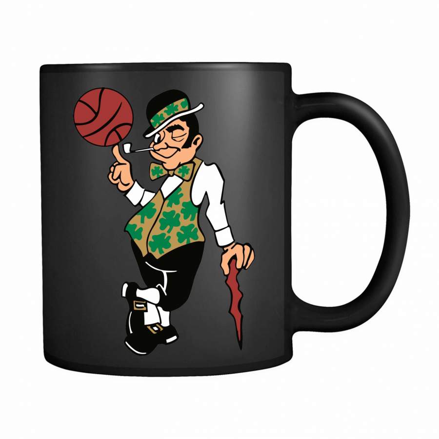 Boston Celtics Logo Mascot Ball 11oz Mug