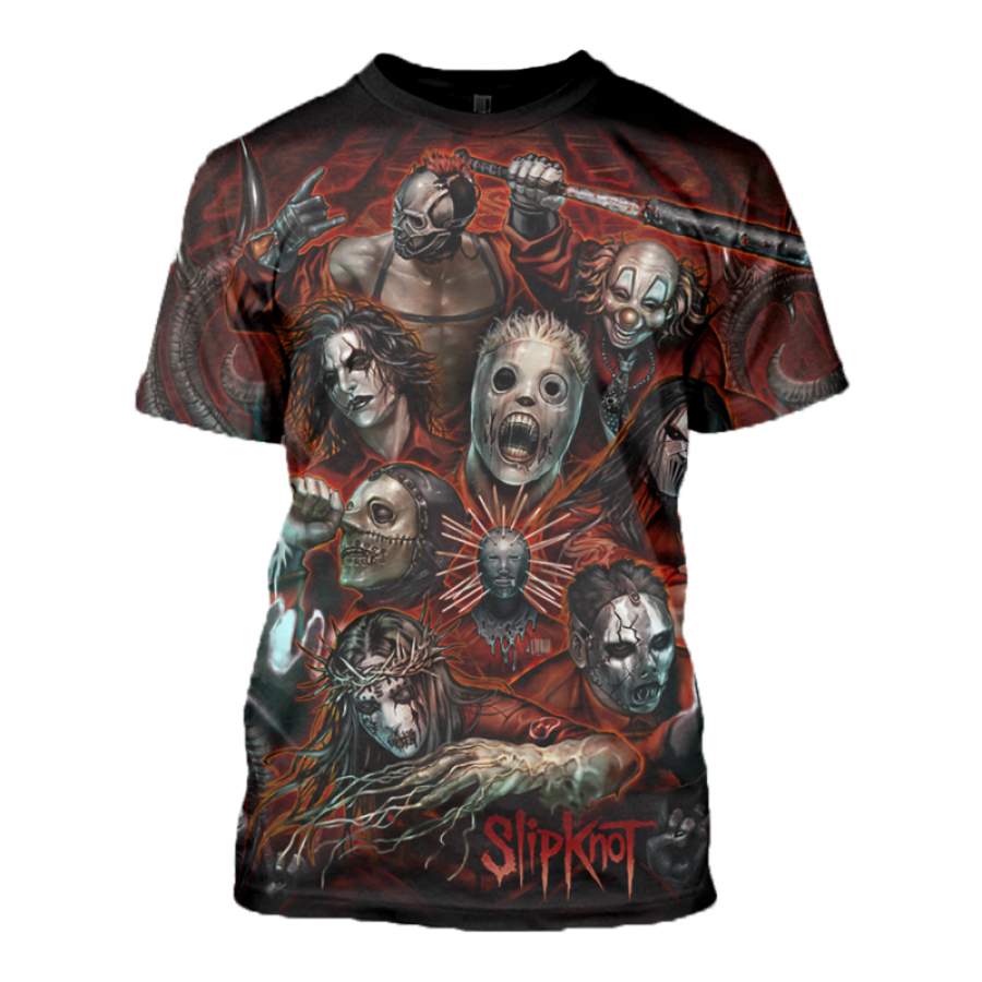 Slipknot 3D Allover Printed Hoodie 1