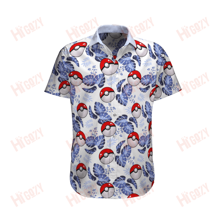 Anime Summer Hawaiian Shirt And Short, Anime Summer Shirt, Anime Set Hawaiian, Pok??mon Hawaii Shirt, Pokemon Lover Shirt