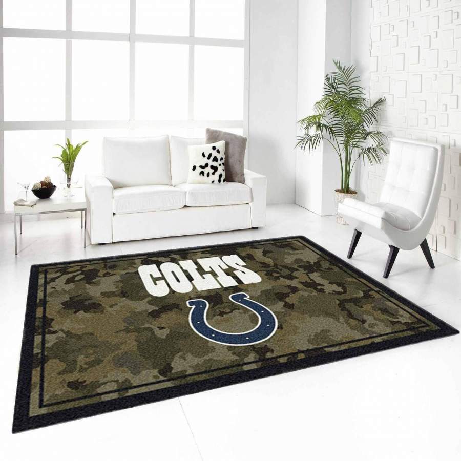 Indianapolis Colts Area Rug Football Area Rug Floor D??cor