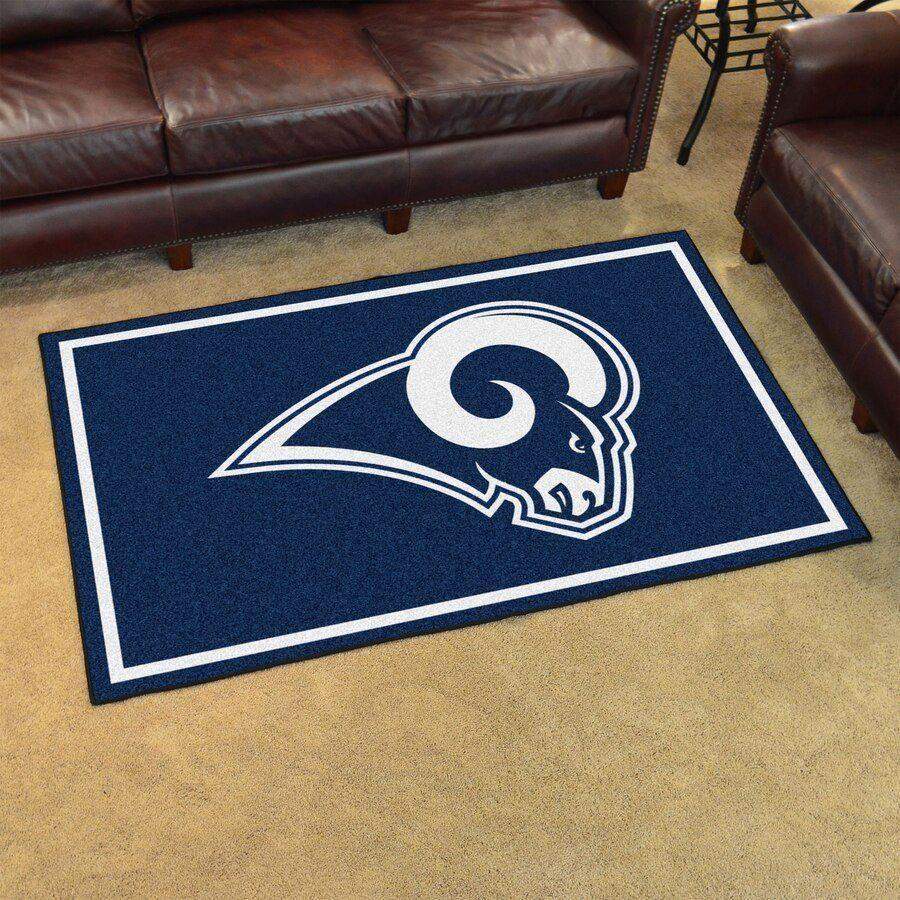 Los Angeles Rams Area Rug Football Area Rug Floor D??cor