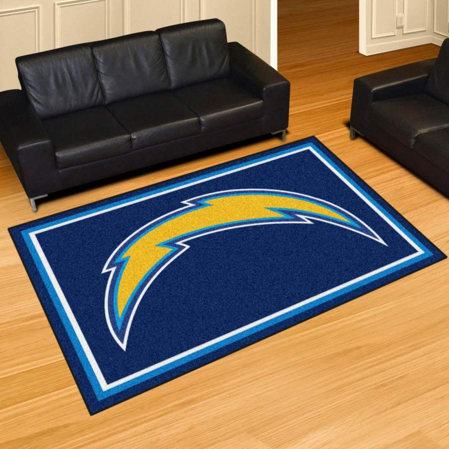 Los Angeles Chargers Area Rug Football Area Rug Floor Dcor