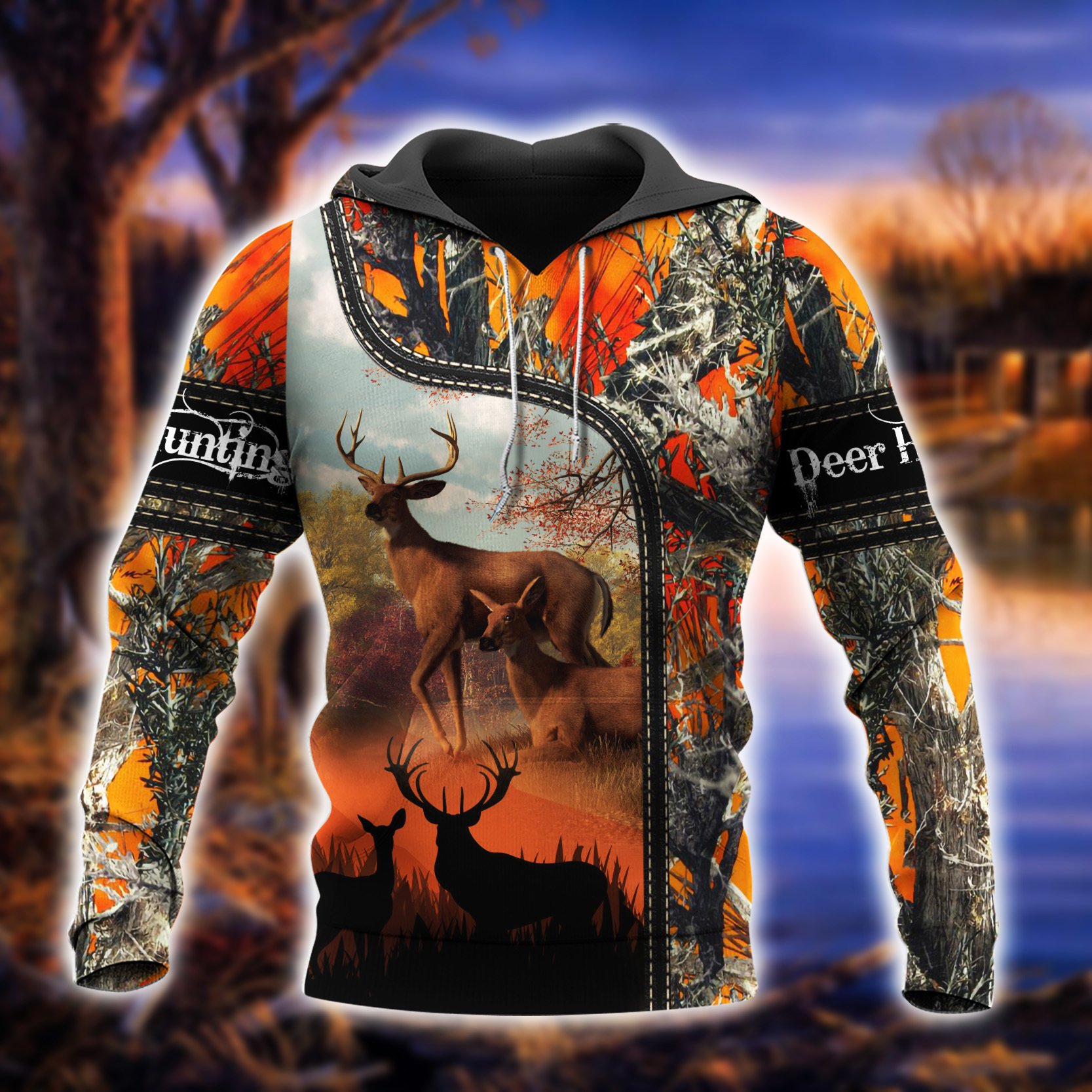 Higozy? Deer Hunting 3D Hoodie – TD820