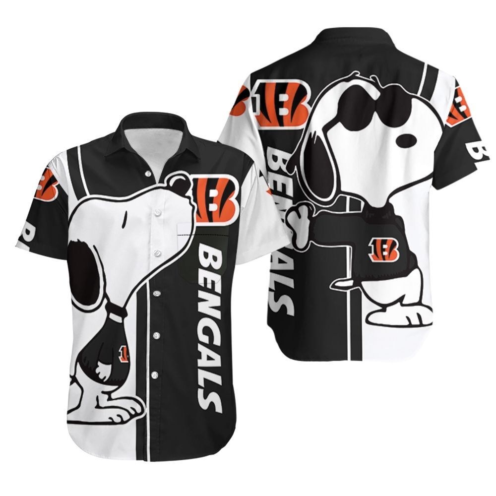 Cincinnati Bengals Snoopy Lover 3D Printed Hawaiian Shirt