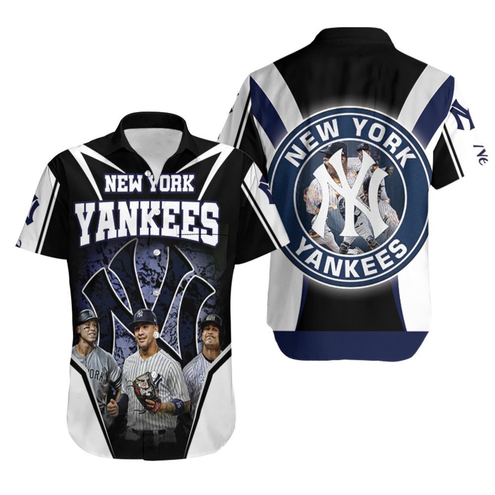 Aaron Judge Gleyber Torres Giancarlo Stanton For New York Yankees Fan Hawaiian Shirt