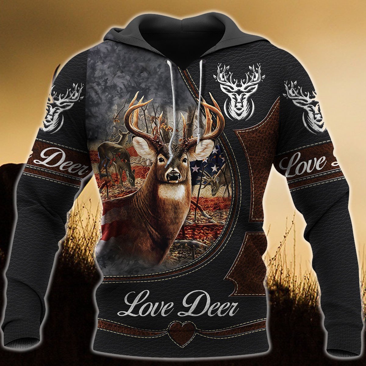 Higozy? Deer Hunting 3D Hoodie – LK900